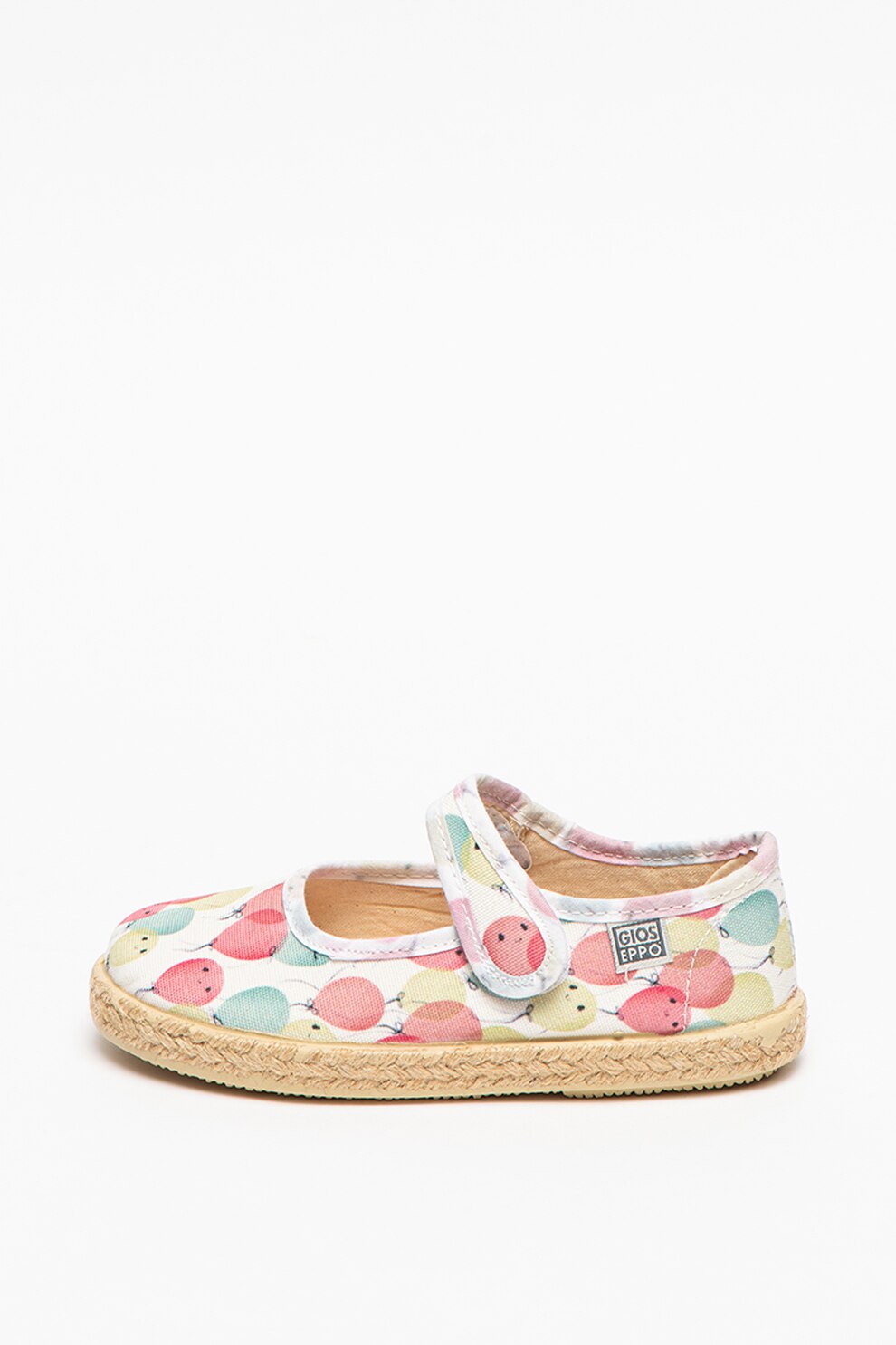 Gioseppo, Sandale tip espadrile Ringle, Alb/Roz/Albastru, 21 EU