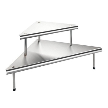 Raft de bucatarie pe colt Massivo DUO, 2 niveluri, Wenko Raft de bucatarie pe colt Massivo DUO, 2 niveluri, Wenko