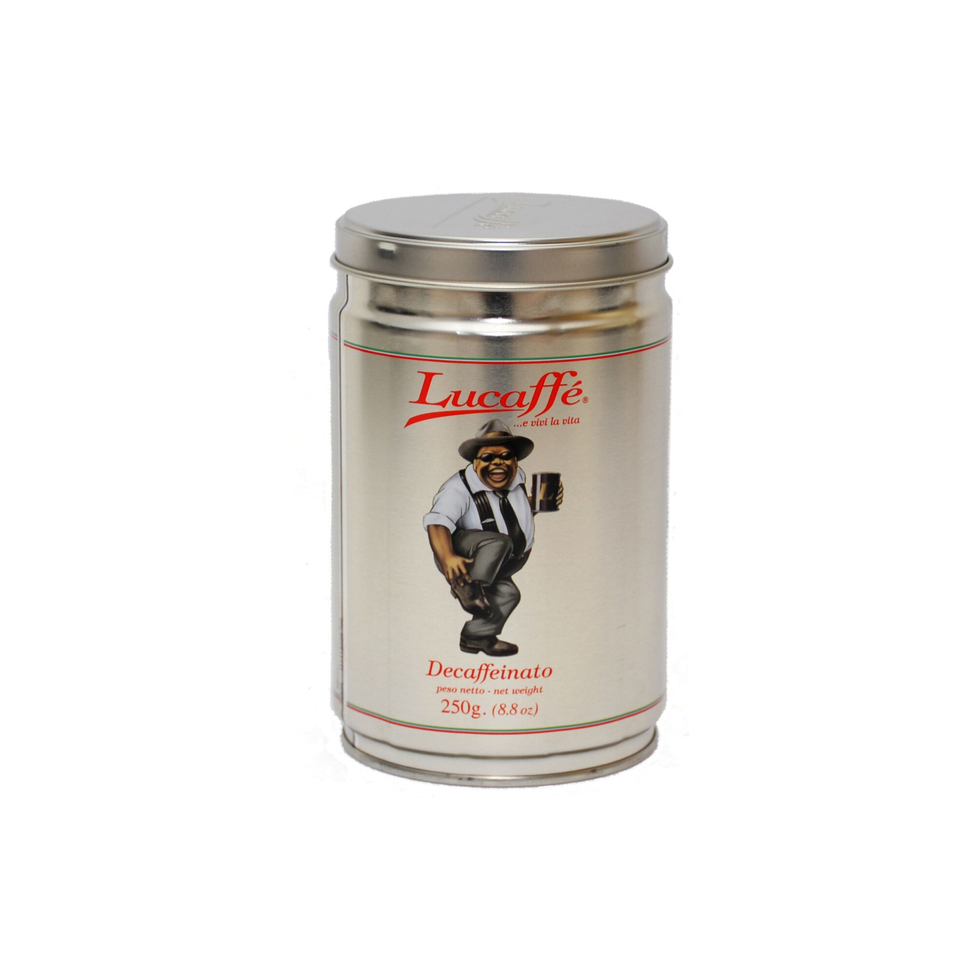 Cafea Macinata, Lucaffe, Decaffeinato Arabica 100%, Borcan 250g