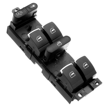 Bloc butoane comutator panou comanda geam crom fara rama VW Golf 4 Bora Passat Seat Leon Toledo 3BD959857 Bloc butoane comutator panou comanda geam crom fara rama VW Golf 4 Bora Passat Seat Leon Toledo 3BD959857