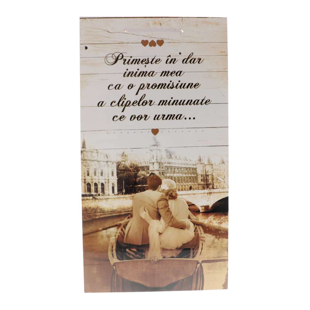 Tablou Primeste Inima Mea 50 cm