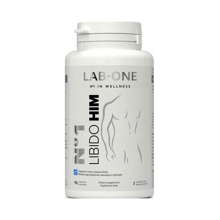 Lab One N°1 Étrendkiegészítő, No1 Libido HIM, 90 kapszula
