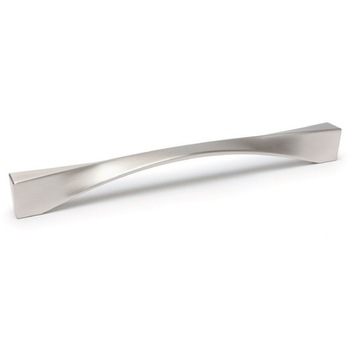 Maner pentru mobilier Twisted, finisaj nichel periat, L:340 mm Maner pentru mobilier Twisted, finisaj nichel periat, L:340 mm