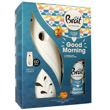 Set Aparat + Rezerva 250 ml - Good Morning , Brait Set Aparat + Rezerva 250 ml - Good Morning , Brait