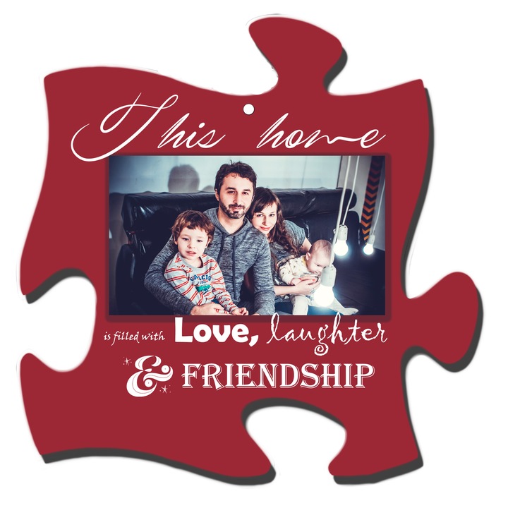 Tablou tip puzzle, personalizat cu poza dorita, red, Euxin Exim Company