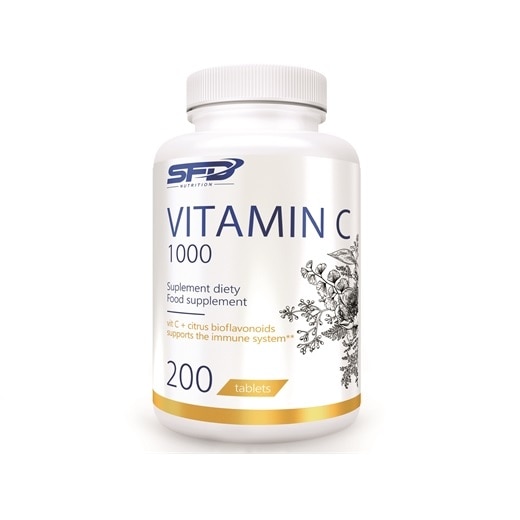Supliment alimentar, Vitamina C (1000 mg) cu Bioflavonoide, SFD Vitamin C 1000 - 200 comprimate (200 doze)