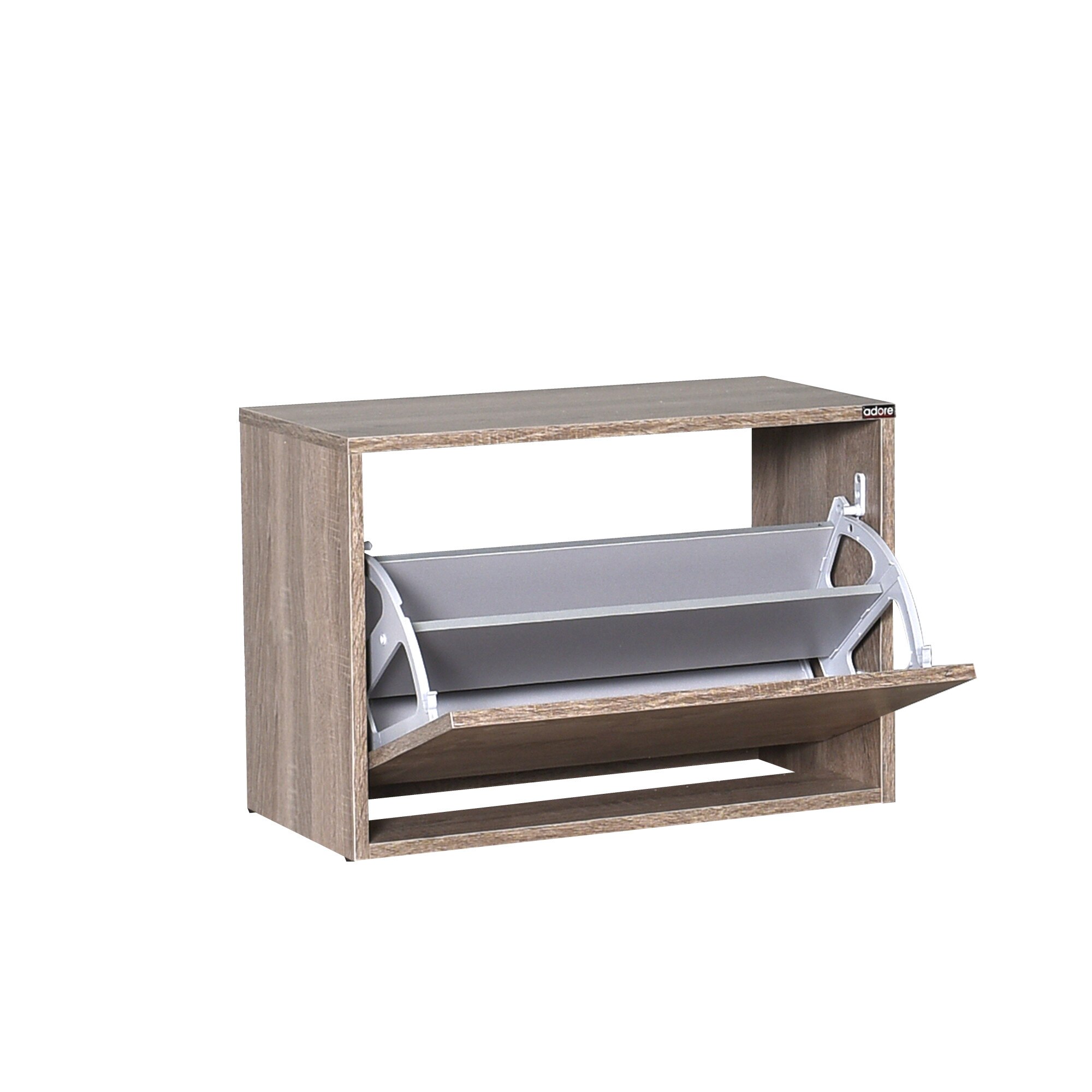 Pantofar cu 1 sertar Sani SHC-110-LL-1, 60 /42/30 cm, Latte