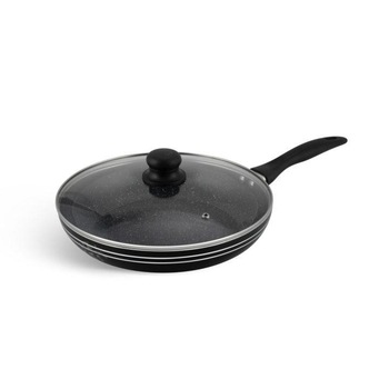 Tigaie Edenberg aluminiu presat cu capac din sticla, 20CM, EB764 Tigaie Edenberg aluminiu presat cu capac din sticla, 20CM, EB764