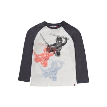 Bluza Ninjago by Lego Wear, alb/bleumarin, 122 cm, 6-7 ani Bluza Ninjago by Lego Wear, alb/bleumarin, 122 cm, 6-7 ani