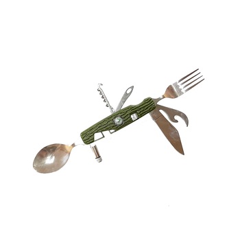 Briceag multifunctional pentru Camping lingura plus furculita busola si lanterna Briceag multifunctional pentru Camping lingura plus furculita busola si lanterna