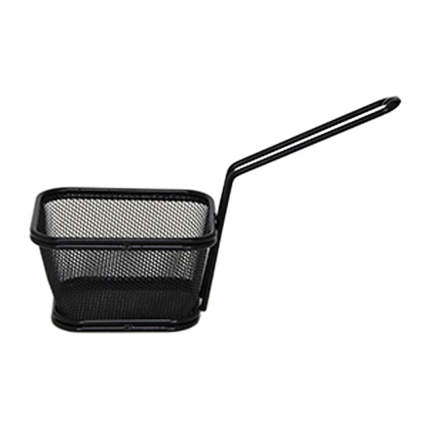 Cosulet servire RAKI pentru cartofi prajiti,snacks 12x11x8cm negru