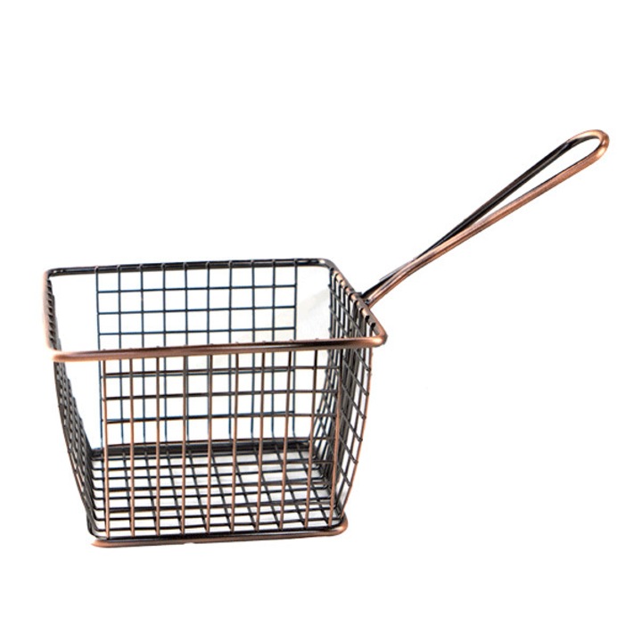 Cosulet servire cartofi prajiti,cnacks RAKI 12x10x8cm cu maner