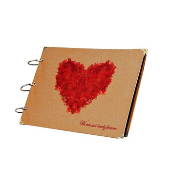 Album foto retro Heart multicolor scrapbook DIY 26x18 cm, 20 pagini Album foto retro Heart multicolor scrapbook DIY 26x18 cm, 20 pagini