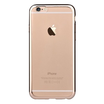 Husa de protectie Devia pentru iPhone 6 Plus/6s Plus, Silicon, Auriu Husa de protectie Devia pentru iPhone 6 Plus/6s Plus, Silicon, Auriu