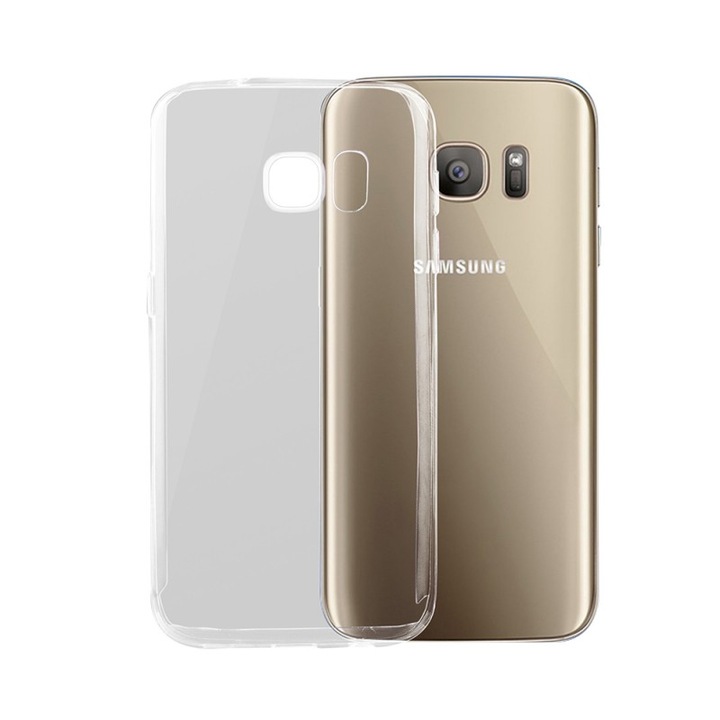 Husa de protectie Devia Naked pentru Samsung Galaxy S7 Edge, Silicon, Transparent