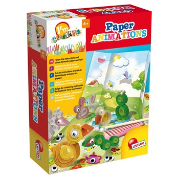 Set Lisciani, I'm Creative, Animatii din hartie Set Lisciani, I'm Creative, Animatii din hartie