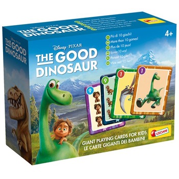 Joc pentru copii Lisciani, Carti de joc gigant cu peste 10 jocuri, The Good Dinosaur Joc pentru copii Lisciani, Carti de joc gigant cu peste 10 jocuri, The Good Dinosaur