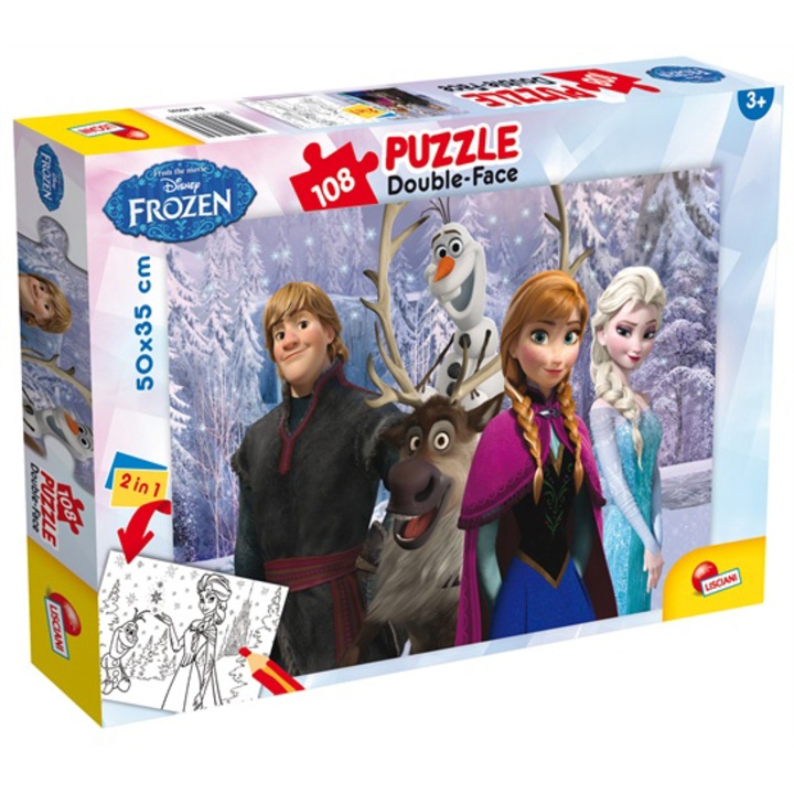 Пъзел Lisciani Frozen, 2 лица,108 части