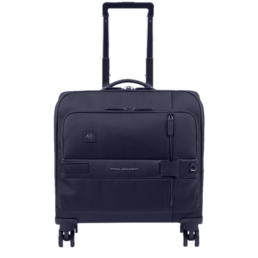 Geanta Piquadro, cu 4 roti si compartiment laptop 15,6'' / port iPad®10,5’’/9,7”, BBV4626S107/BLU, bleumarin, SUVERAN