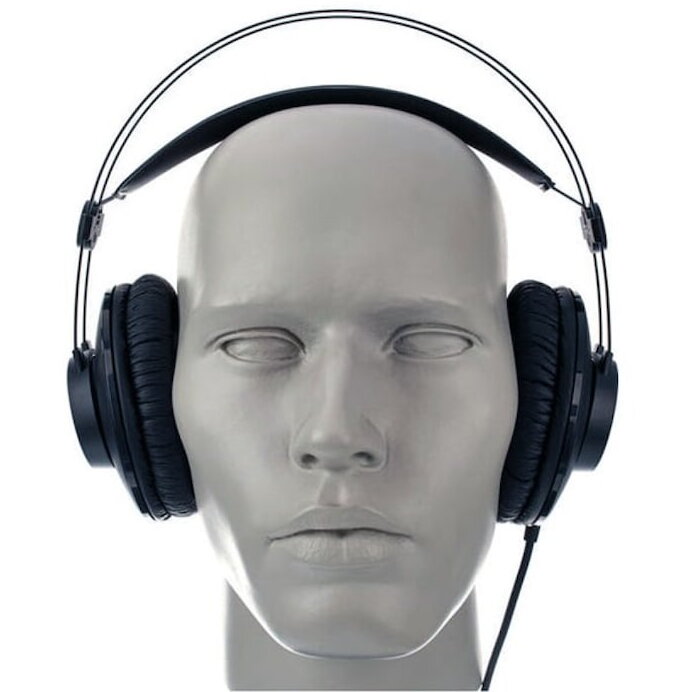 Casti audio de studio AKG K52, over-the-ear, Negru