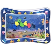 Saltea cu apa centru de activitati pentru bebelusi D, Aexya, Multicolora, 66 x 50 x 5 cm