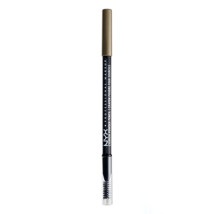 Creion pentru sprancene NYX Professional Makeup Eyebrow Powder Pencil 02 Taupe, 1,4g