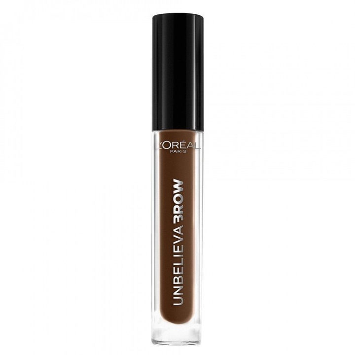 Gel pentru sprancene L'Oreal Paris Unbelieva'Brow,108 Dark Brunette, 3,4ml