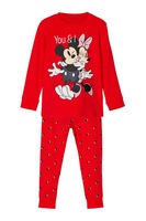 name it pijama din amestec de bumbac organic cu imprimeu mickey si minnie mouse rosunegrualb 92 cm standard imagen 25_0_
0