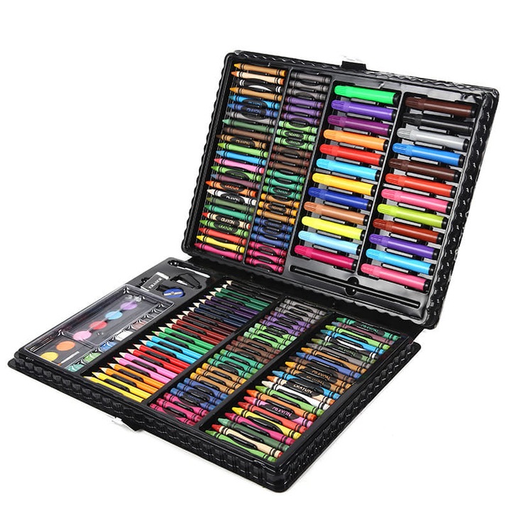 Set Complet pentru Desenat si Pictat, 168 piese, multicolor, mateytoys