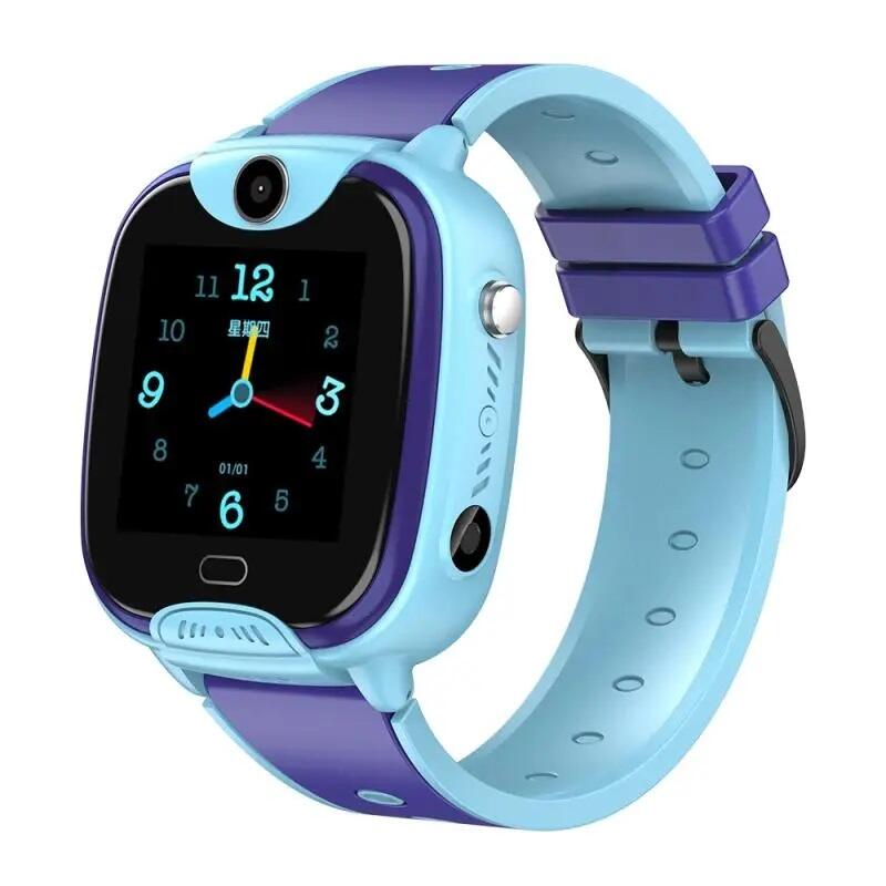 Ceas smartwatch copii SMARTECH localizare GPS, WI-FI, apel video, camera foto, functie telefon, buton SOS si monitorizare spion, 282 Bleu