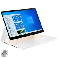 Laptop ultraportabil Acer ConceptD 3 Ezel CC314-72G cu procesor Intel® Core™ i7-10750H pana la 5.00 GHz, 14", Full HD, 16GB, 1TB SSD, NVIDIA® GeForce® GTX 1650 4GB, Windows 10 Pro, White