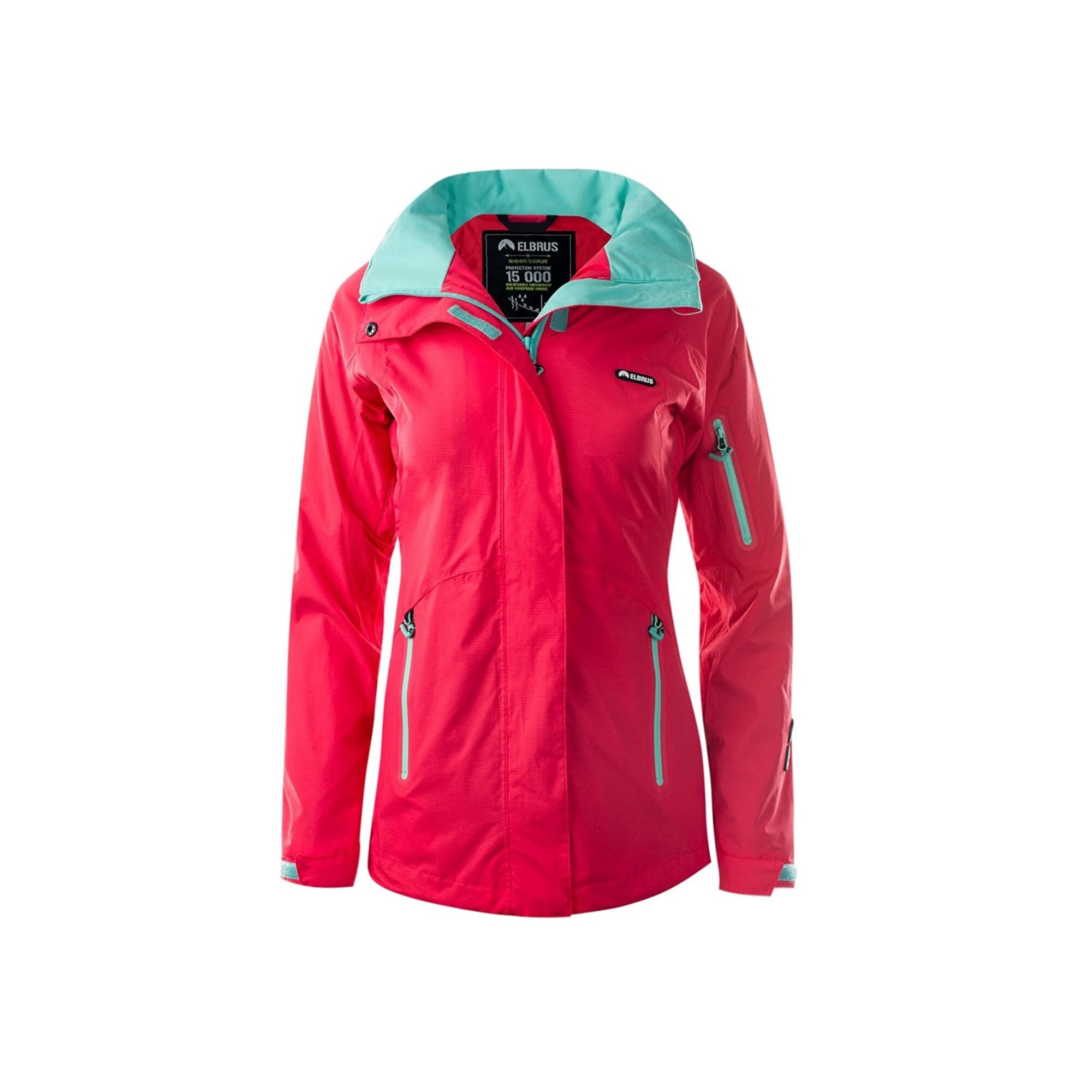 Jacheta sport, Elbrus, PO1573, Corai/Turcoaz, L