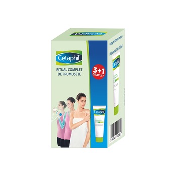 Pachet 4 x Cetaphil Crema intens hidratanta 24h, 220 ml Pachet 4 x Cetaphil Crema intens hidratanta 24h, 220 ml
