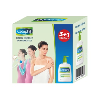 Pachet 4 x Cetaphil Lotiune hidratanta, 460 ml Pachet 4 x Cetaphil Lotiune hidratanta, 460 ml