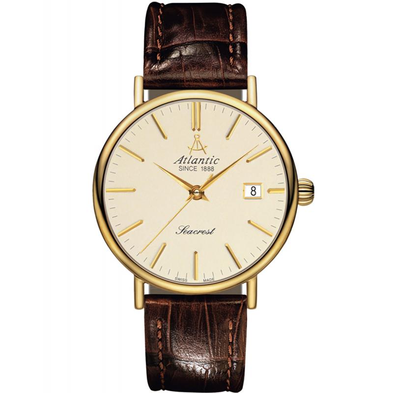 Ceas barbatesc Atlantic 50351.45.91 Quartz Auriu