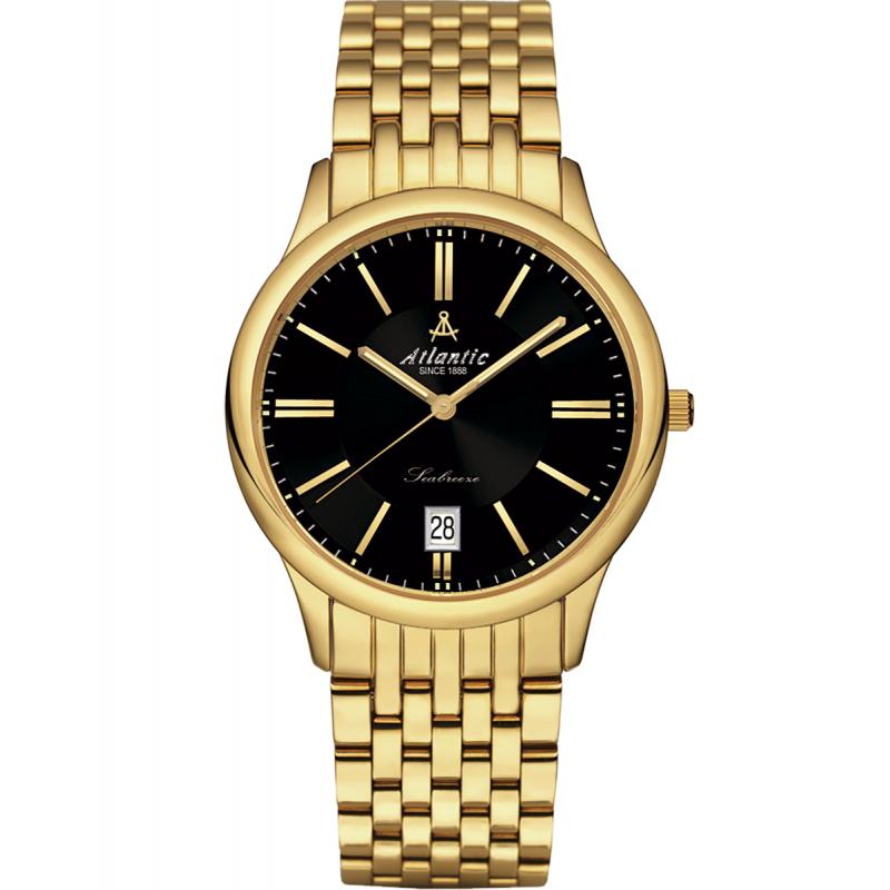 Ceas barbatesc Atlantic 61355.45.61 Quartz Auriu