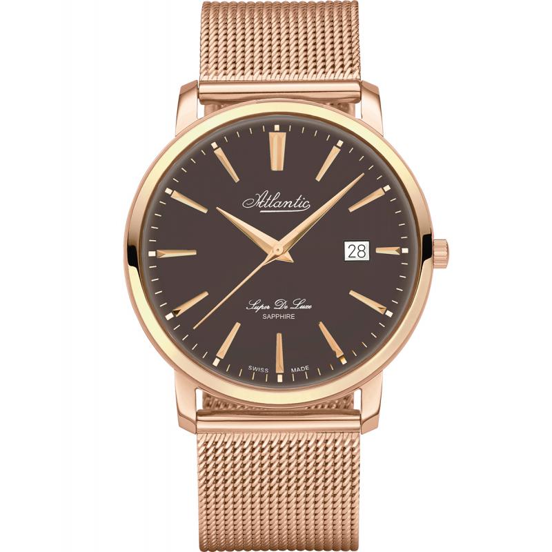 Ceas barbatesc Atlantic 64356.44.81 Quartz Rose gold