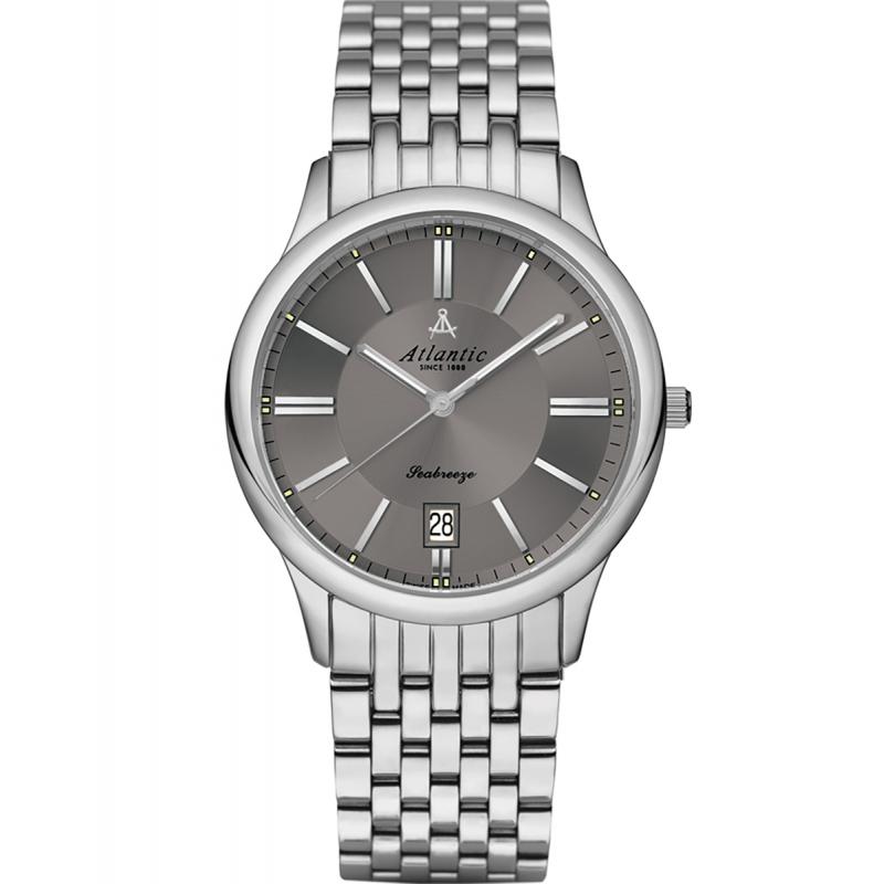 Ceas barbatesc Atlantic 61355.41.41 Quartz Argintiu