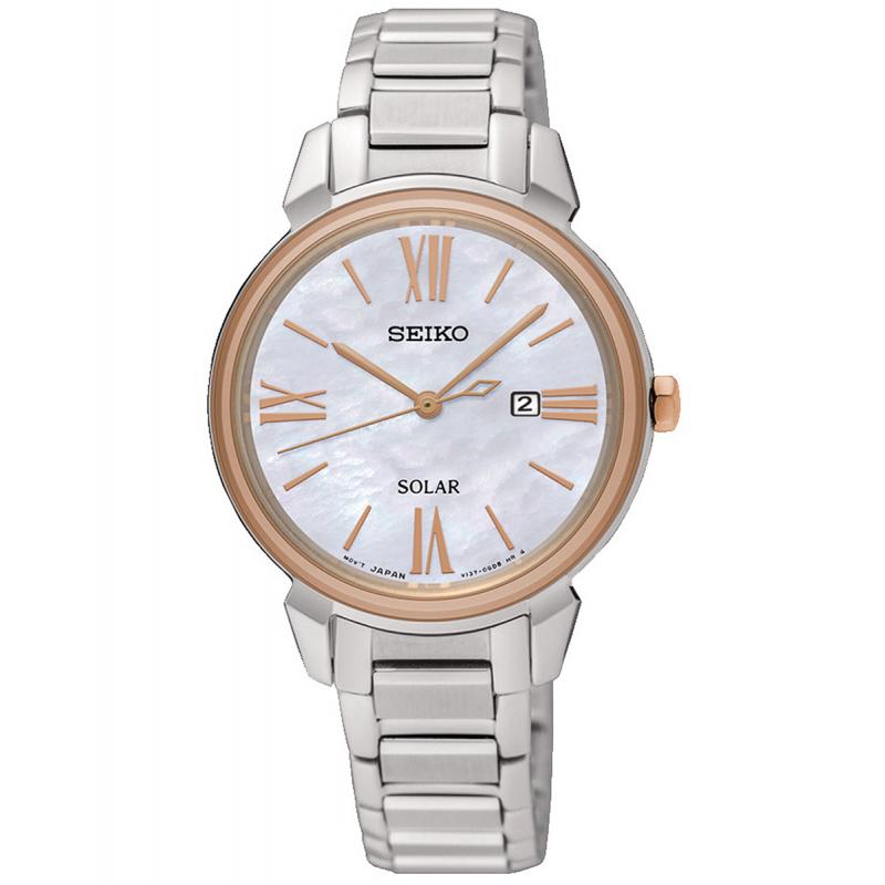 Ceas dama Seiko SUT326P1 Quartz Argintiu, Rose gold