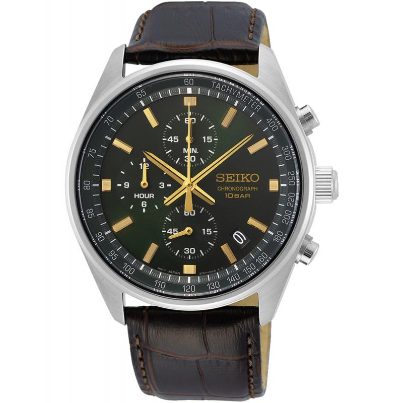 Ceas barbatesc Seiko SSB385P1 Quartz Argintiu