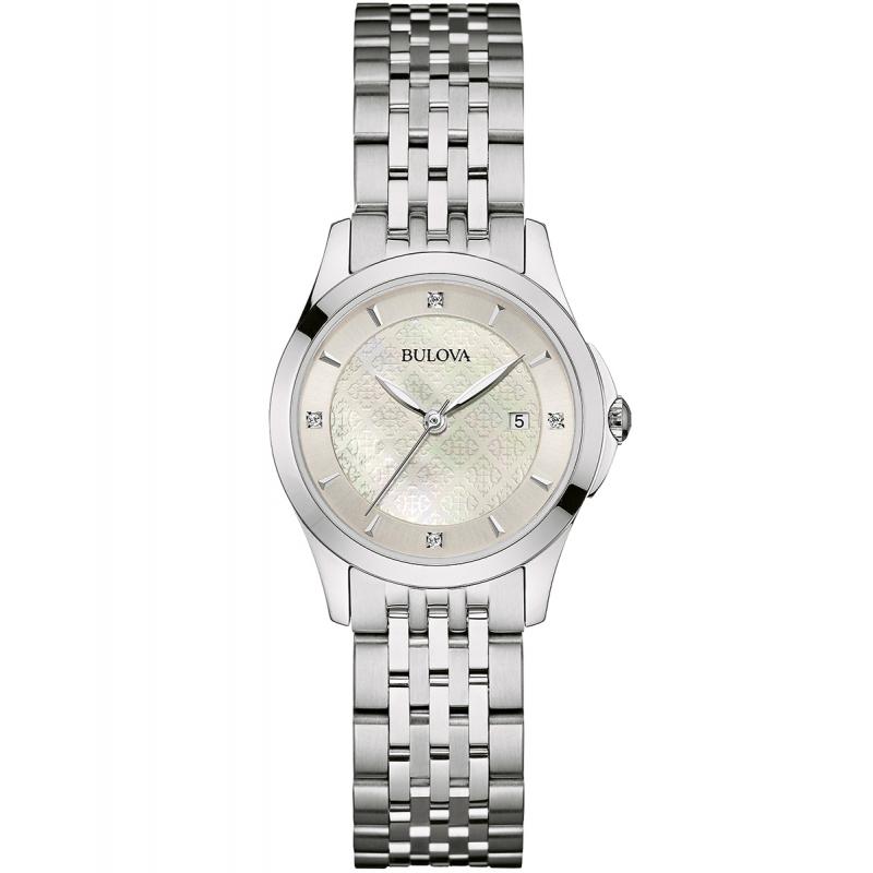 Ceas dama Bulova 96S160 Quartz Argintiu