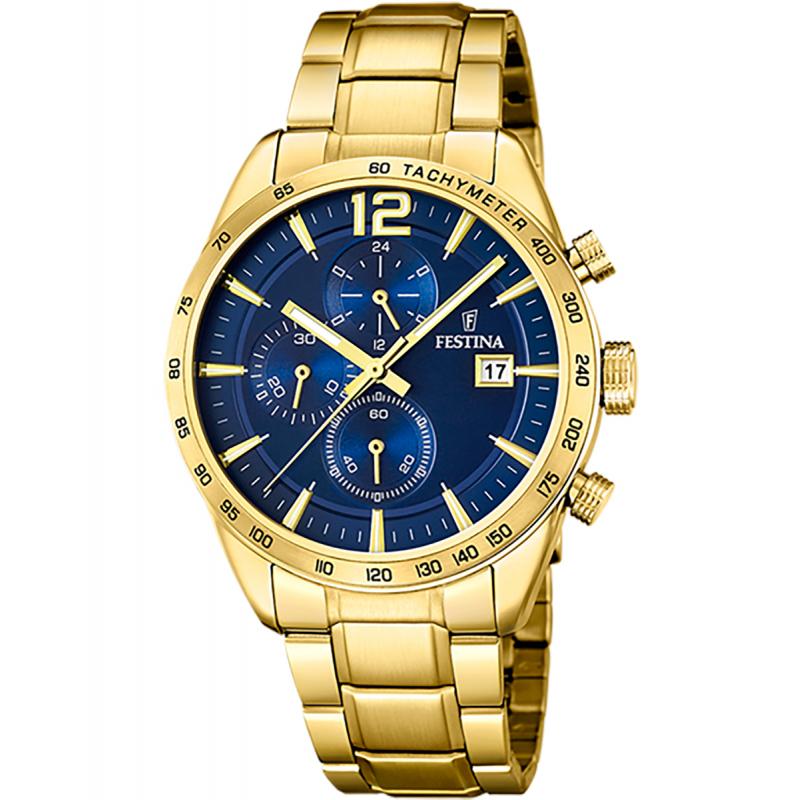 Ceas barbatesc Festina F20266/2 Quartz Auriu