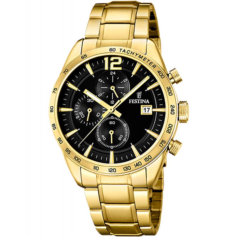 Ceas barbatesc Festina F20266/3 Quartz Auriu