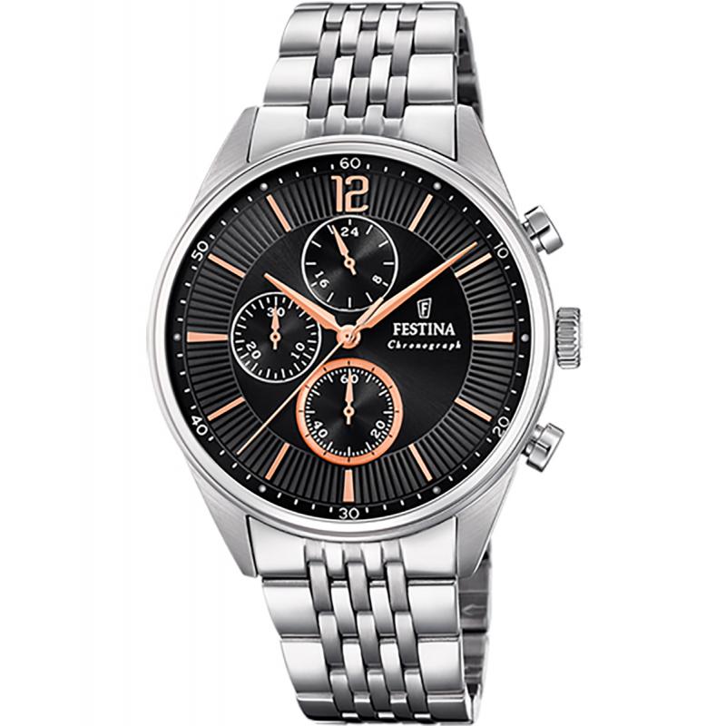 Ceas barbatesc Festina F20285/6 Quartz Argintiu