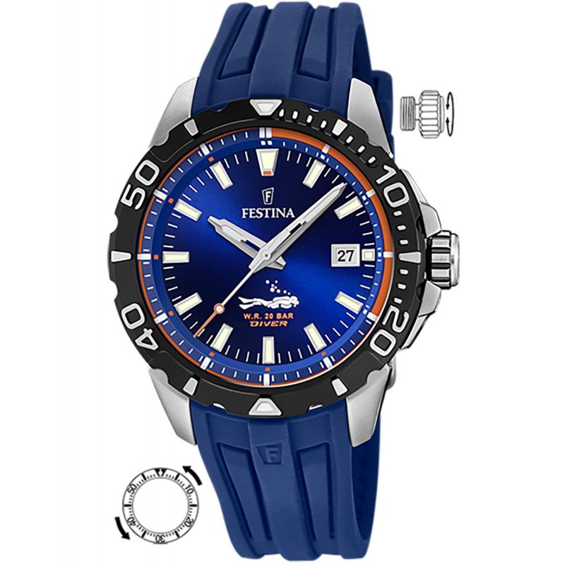 Ceas barbatesc Festina F20462/1 Quartz Argintiu