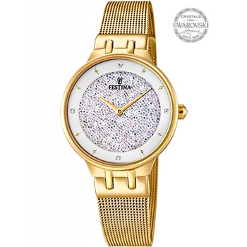 Ceas dama Festina F20386/1 Quartz Auriu Ceas dama Festina F20386/1 Quartz Auriu