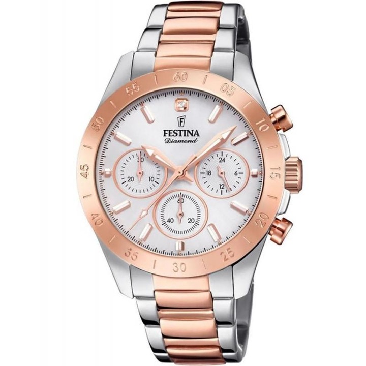 Festina női karóra F20398 / 1 Quartz Silver, Rose gold