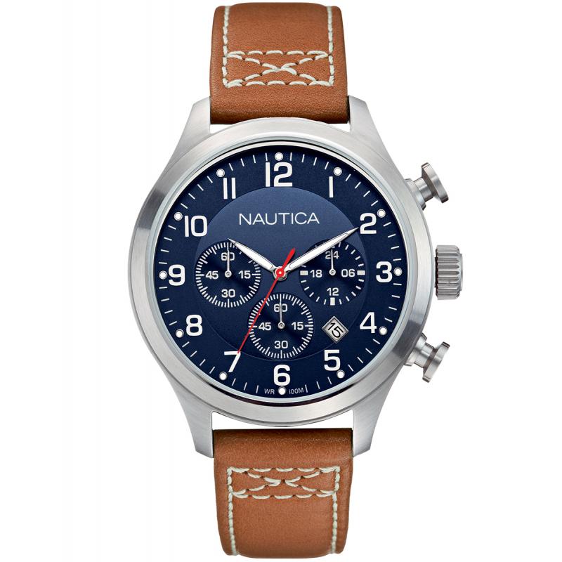 Ceas barbatesc Nautica N14699G Quartz Argintiu