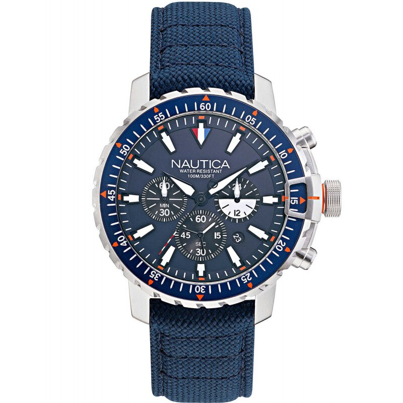 Ceas barbatesc Nautica NAPICS006 Quartz Argintiu