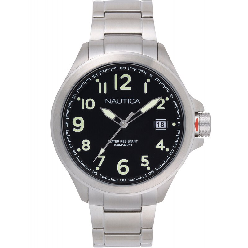 Ceas barbatesc Nautica NAPGLP005 Quartz Argintiu